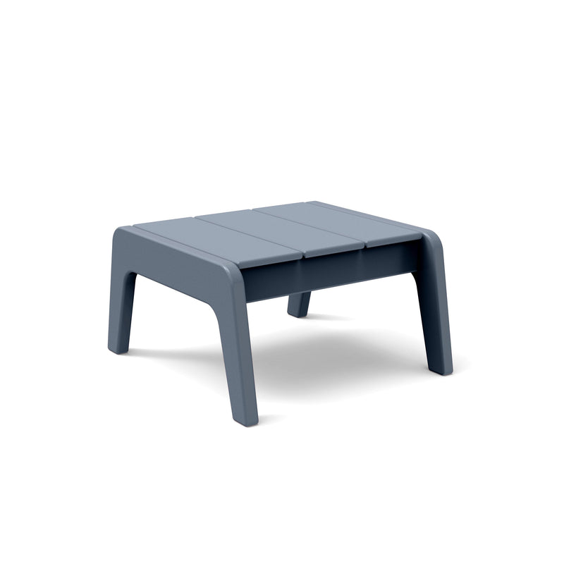 No. 9 Recycled Outdoor Ottoman Outdoor Seating Loll Designs Ash Blue 