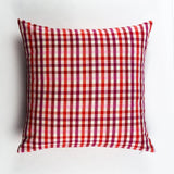 Noel Plaid Square Throw Pillow Throw Pillows Archive New York 