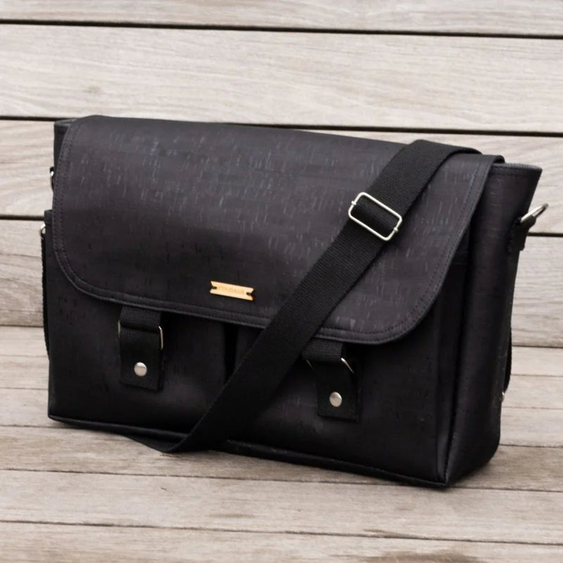 Nomad Cork Messenger Bag - Coal