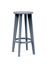 Norm Recycled Outdoor Bar Stool Outdoor Seating Loll Designs Ash Blue 