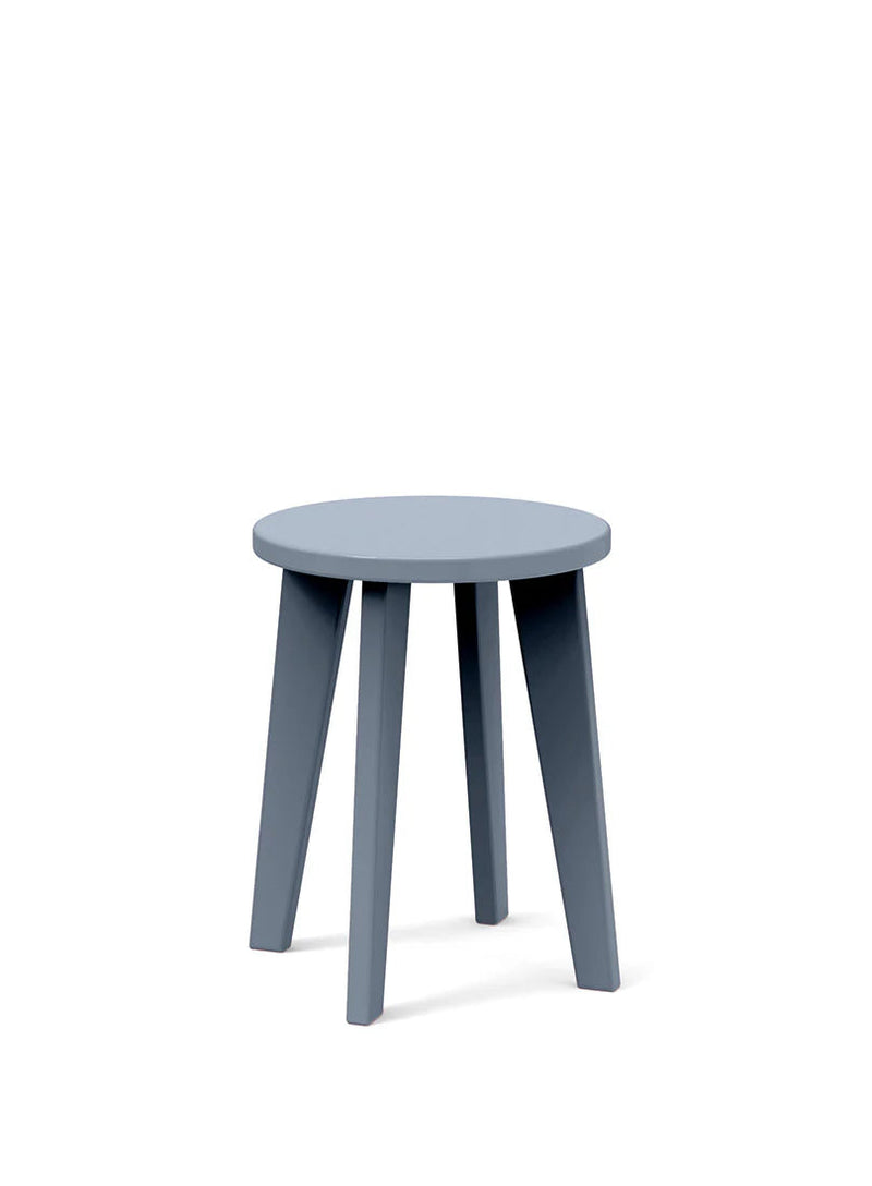 Norm Recycled Outdoor Dining Stool Outdoor Seating Loll Designs Ash Blue 