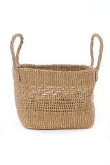 Open Weave Blue Sisal Nesting Basket Set