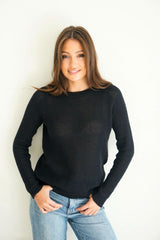 Openwork Sloane Crewneck Women's Sweaters Paneros Clothing 