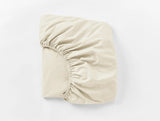 Organic Percale Fitted Sheet Fitted Sheets Coyuchi Undyed Twin 