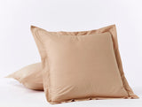 Organic Percale Sham - Euro and Standard Shams Coyuchi Fawn Standard Sham 