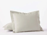 Organic Percale Sham Shams Coyuchi Stone Standard Sham 