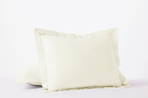 Organic Percale Sham Shams Coyuchi Undyed Standard Sham 