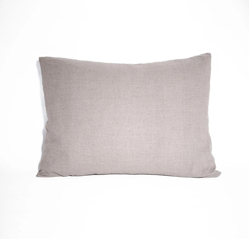 Orkney Heavyweight Linen Pillowcase Pillowcases Rough Linen Natural Beige Standard Single