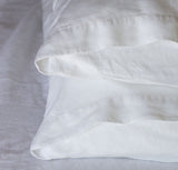 Orkney Heavyweight Linen Pillowcase Pillowcases Rough Linen Off-White Standard Single