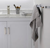 Orkney Heavyweight Linen Towel Set Towels Rough Linen Fog Gray 