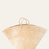 Oversized Palm Basket Bag