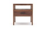 Palder Nightstand Nightstand Medley Walnut Black Pull 