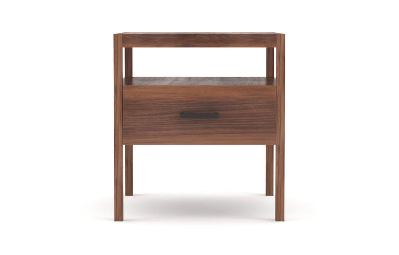 Palder Side Table Side Tables Medley Walnut Black Pull 