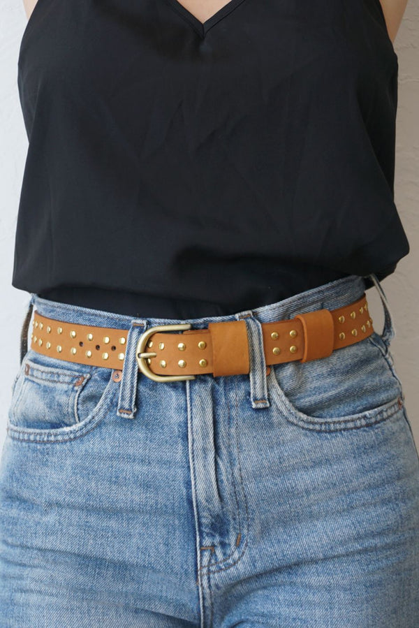 Paneros Clothing Alanis Studded Belt Belt Paneros Clothing 