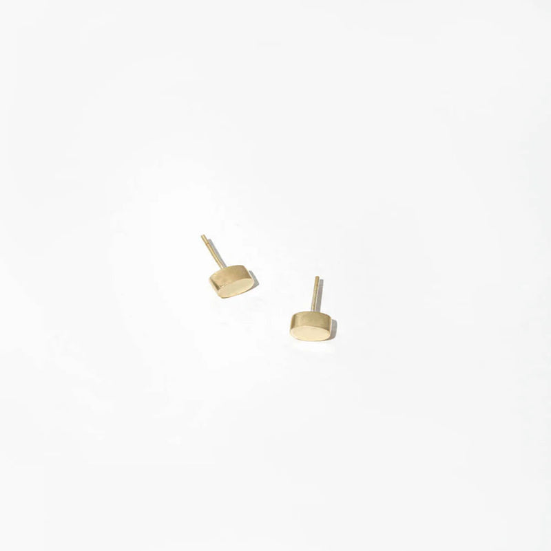 (!) Pebble Stud Earrings Earrings Mulxiply Brass 