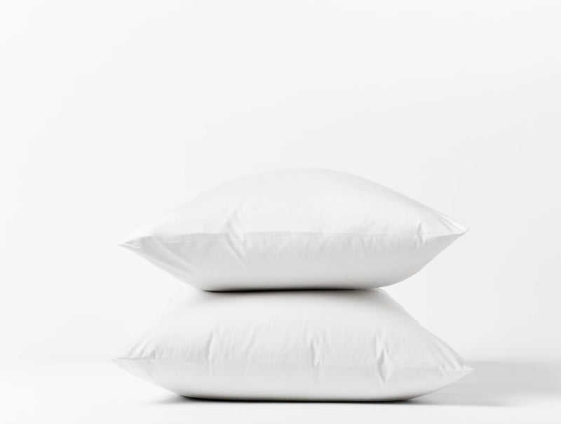 Percale Pillowcase Set Pillowcases Coyuchi Alpine White Standard / Queen 