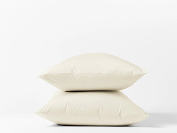 Percale Pillowcase Set Pillowcases Coyuchi Undyed Standard / Queen 