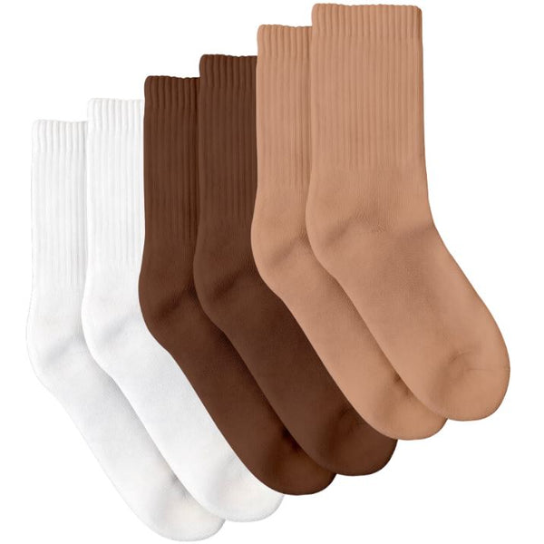 Pima Cotton Crew Sock 3-Pack Unisex Socks PROCLAIM 