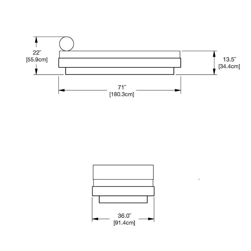 Platform One Outdoor Daybed Outdoor Seating Loll Designs 