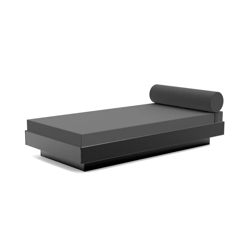 Platform One Outdoor Daybed Outdoor Seating Loll Designs Black Cast Charcoal 