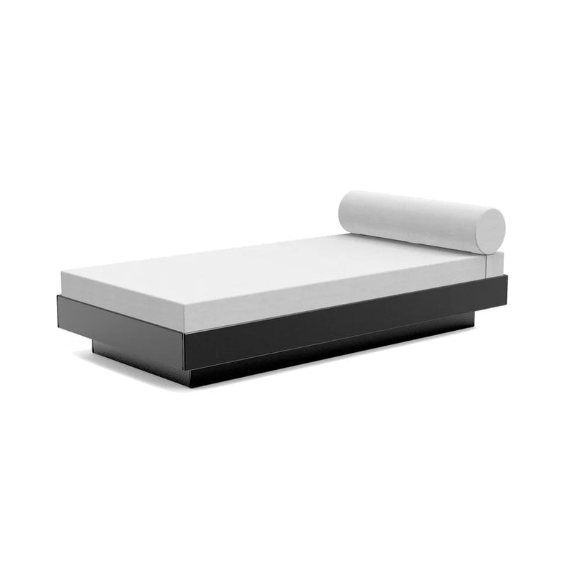 Platform One Outdoor Daybed Outdoor Seating Loll Designs Black Cast Silver 