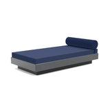 Platform One Outdoor Daybed Outdoor Seating Loll Designs Charcoal Gray Canvas Navy 