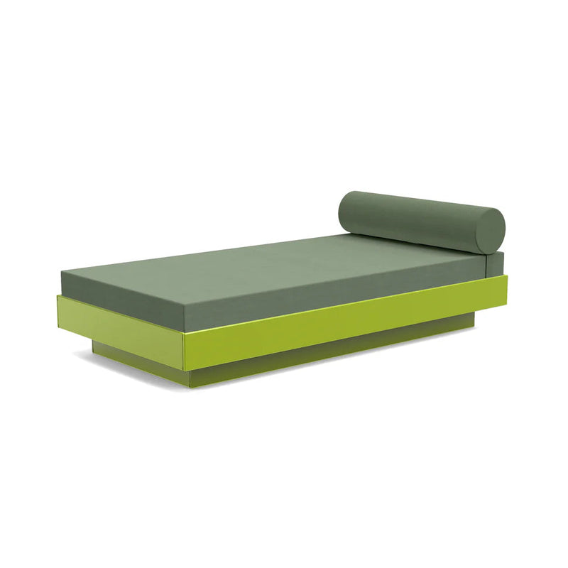 Platform One Outdoor Daybed Outdoor Seating Loll Designs Leaf Green Canvas Fern 