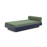 Platform One Outdoor Daybed Outdoor Seating Loll Designs Navy Blue Canvas Fern 