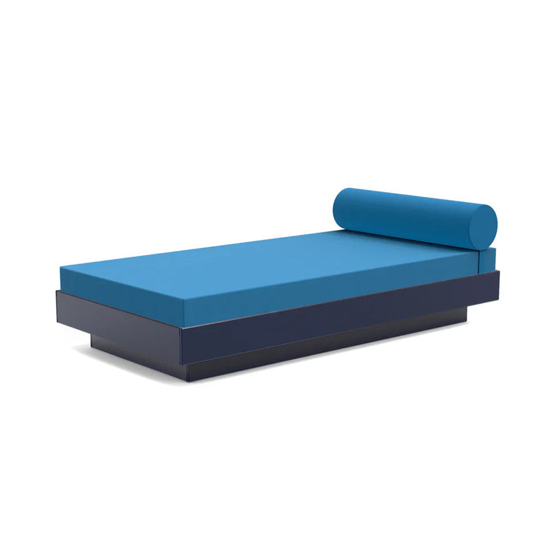 Platform One Outdoor Daybed Outdoor Seating Loll Designs Navy Blue Canvas Regatta Blue 