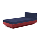 Platform One Recycled Outdoor Chaise Lounge Outdoor Seating Loll Designs Chili Canvas Navy 