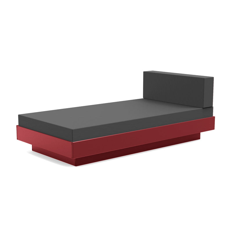 Platform One Recycled Outdoor Chaise Lounge Outdoor Seating Loll Designs Chili Cast Charcoal 