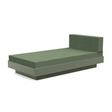 Platform One Recycled Outdoor Chaise Lounge Outdoor Seating Loll Designs Sage Canvas Fern 