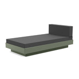 Platform One Recycled Outdoor Chaise Lounge Outdoor Seating Loll Designs Sage Cast Charcoal 