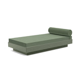 Platform One Recycled Outdoor Daybed Outdoor Seating Loll Designs Sage Canvas Fern 