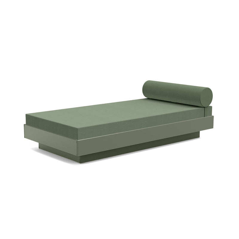 Platform One Recycled Outdoor Daybed Outdoor Seating Loll Designs Sage Canvas Fern 