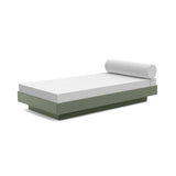 Platform One Recycled Outdoor Daybed Outdoor Seating Loll Designs Sage Cast Silver 