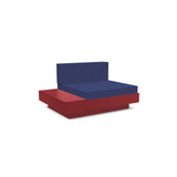 Platform One Recycled Outdoor Lounge Left/Right Table Outdoor Seating Loll Designs Chili Canvas Navy 