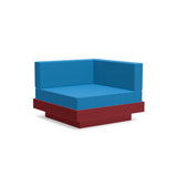 Platform One Recycled Outdoor Sectional Corner Outdoor Seating Loll Designs Chili Canvas Regatta Blue 