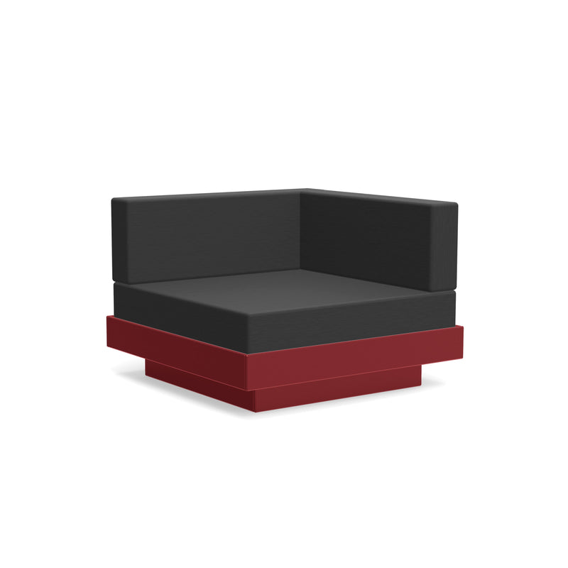 Platform One Recycled Outdoor Sectional Corner Outdoor Seating Loll Designs Chili Cast Charcoal 