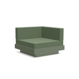 Platform One Recycled Outdoor Sectional Corner Outdoor Seating Loll Designs Sage Canvas Fern 