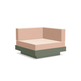 Platform One Recycled Outdoor Sectional Corner Outdoor Seating Loll Designs Sage Cast Petal 