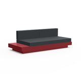 Platform One Recycled Outdoor Sectional Sofa Left/Right Table Outdoor Seating Loll Designs Chili Cast Charcoal 