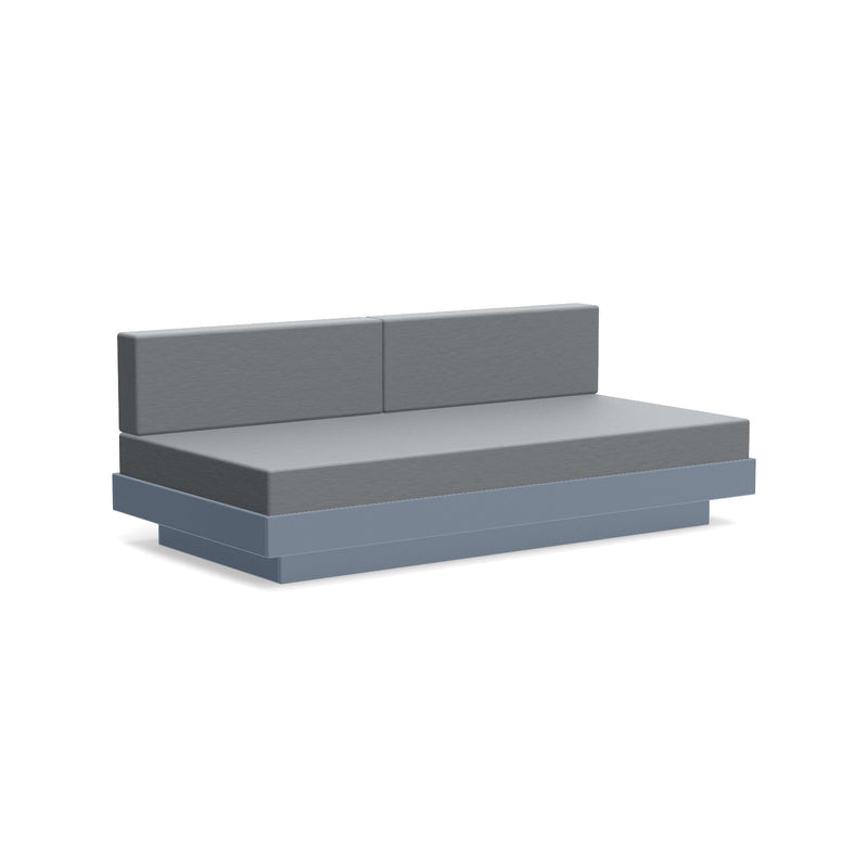 Platform One Recycled Outdoor Sectional Sofa Outdoor Seating Loll Designs Ash Blue Cast Charcoal 
