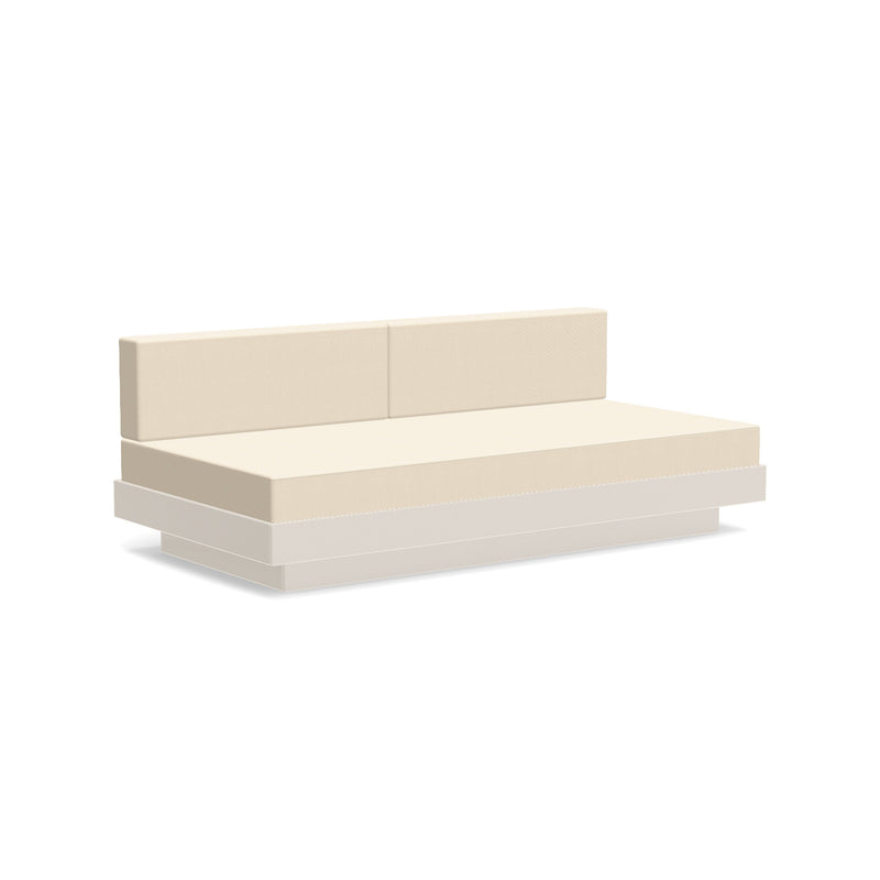 Platform One Recycled Outdoor Sectional Sofa Outdoor Seating Loll Designs Fog Canvas Flax 