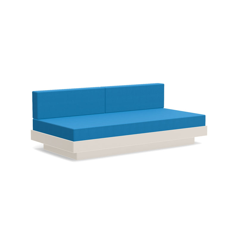 Platform One Recycled Outdoor Sectional Sofa Outdoor Seating Loll Designs Fog Canvas Regatta Blue 