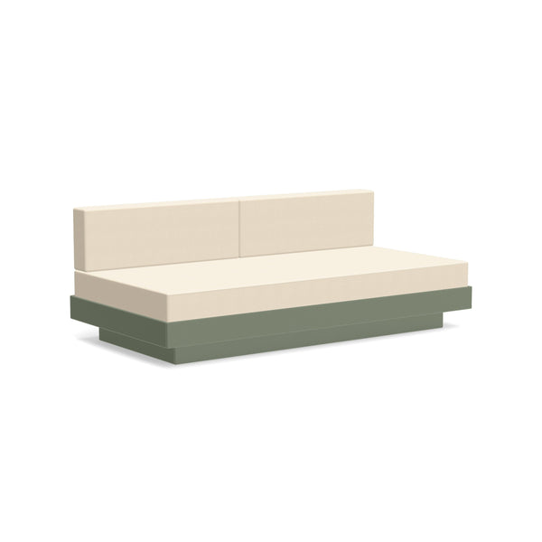 Platform One Recycled Outdoor Sectional Sofa Outdoor Seating Loll Designs Sage Canvas Flax 