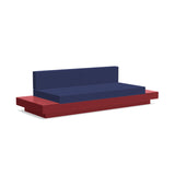 Platform One Recycled Outdoor Sofa with Tables Outdoor Seating Loll Designs Chili Canvas Navy 