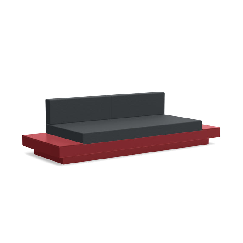 Platform One Recycled Outdoor Sofa with Tables Outdoor Seating Loll Designs Chili Cast Charcoal 