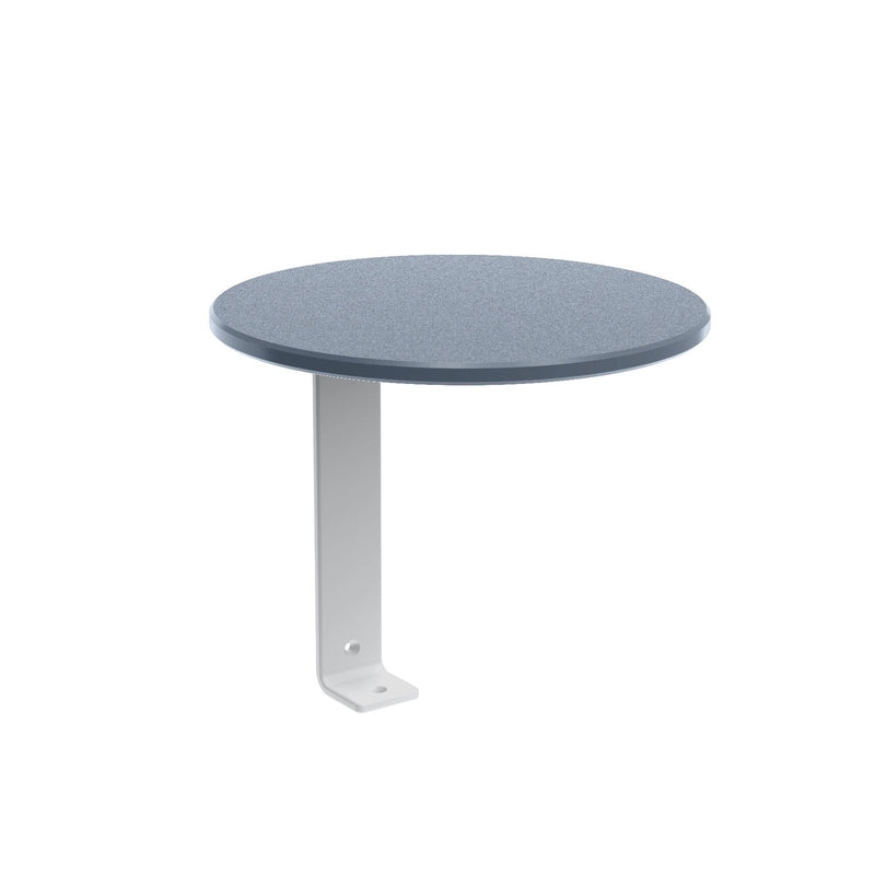 Platform One Recycled Outdoor Swivel Table Outdoor Tables Loll Designs Ash Blue 