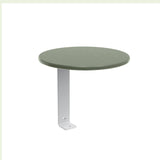 Platform One Recycled Outdoor Swivel Table Outdoor Tables Loll Designs Sage 